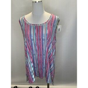 NEW Soft Surroundings Women’s XL Tank Pajama Top High Low Super Comfortable